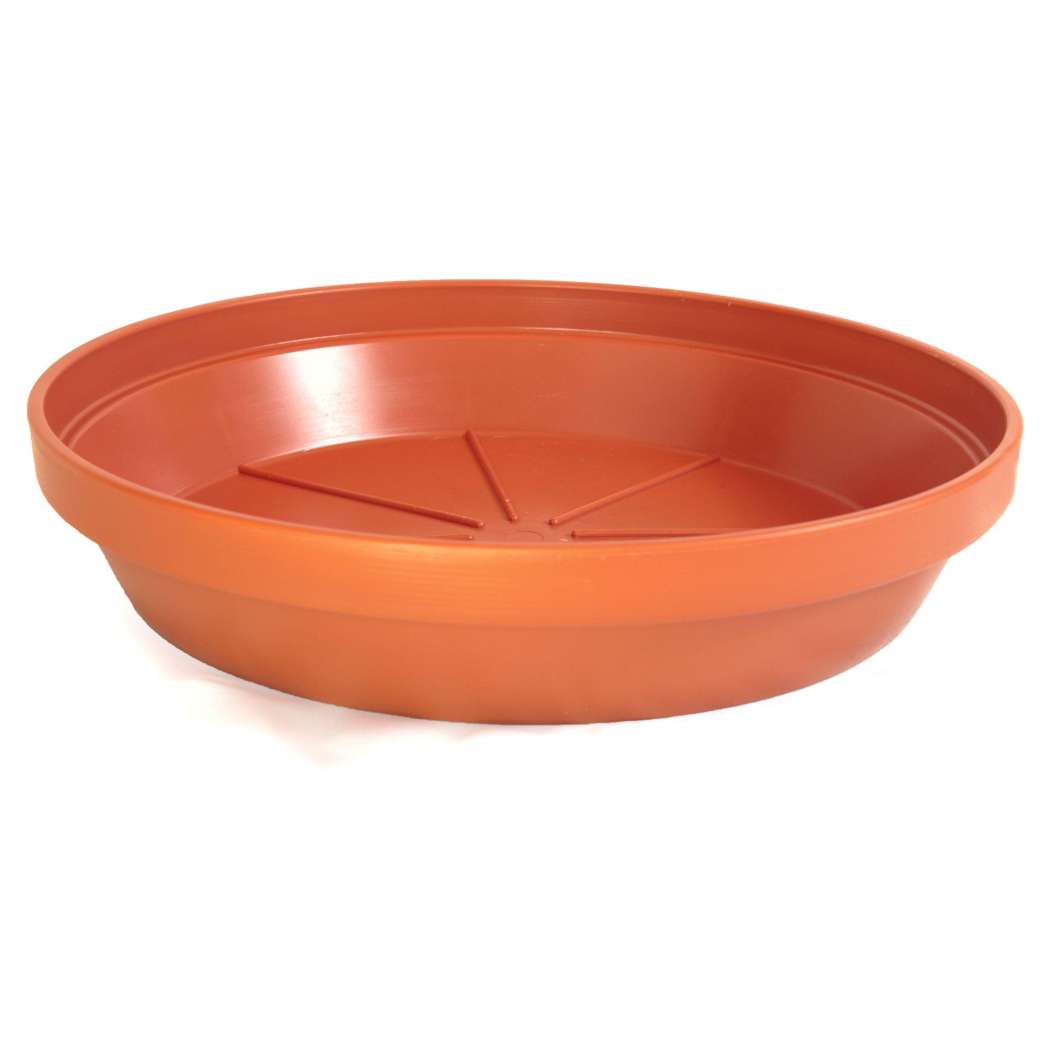 16 ceramic plant saucer Rhino 16" Terra Cotta Plastic Carpet Plant Saucer – Rhino Saucers by Keco